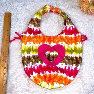 Children’s Place Pink Tie Dye Heart Child’s Tote Bag